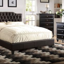 Queen Size Frame And Mattress