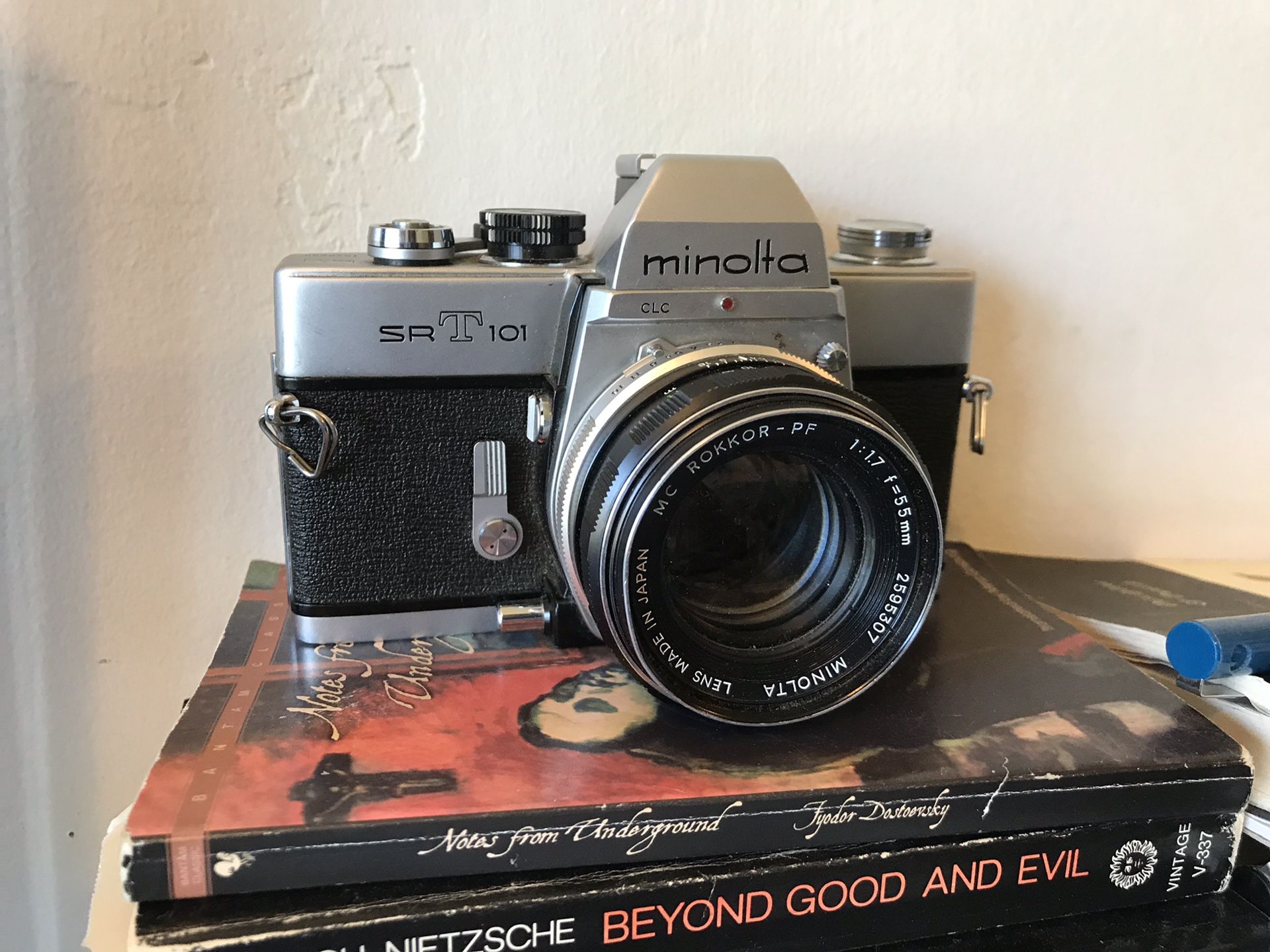 Minolta SRT 101 - 35mm Film Camera - Excellent Condition