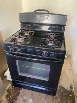 Amana Stove Works fine. No major damage. We are remodeling.