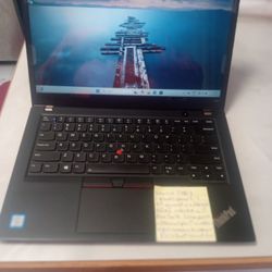 Lenovo T480s Laptop Computer Fast Intel I-7 8th  Gen 16gb Ram Quad Core Windows 11 Pro 