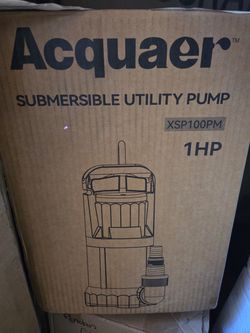 Pump water  sumergible  1 hp new