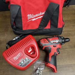 New! Milwaukee M12 Screwdriver Cordless Hex Tool Christmas 