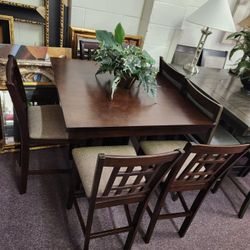 Dining Set Table And 4 Chairs