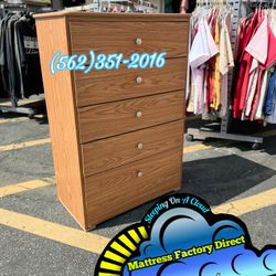 Oak Five Drawer Dresser Compressed New Cajonera Comoda Mueble Nuevo 