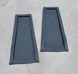 Brand New 24"Downspout Splash Blocks - Slate Grey (Pair)