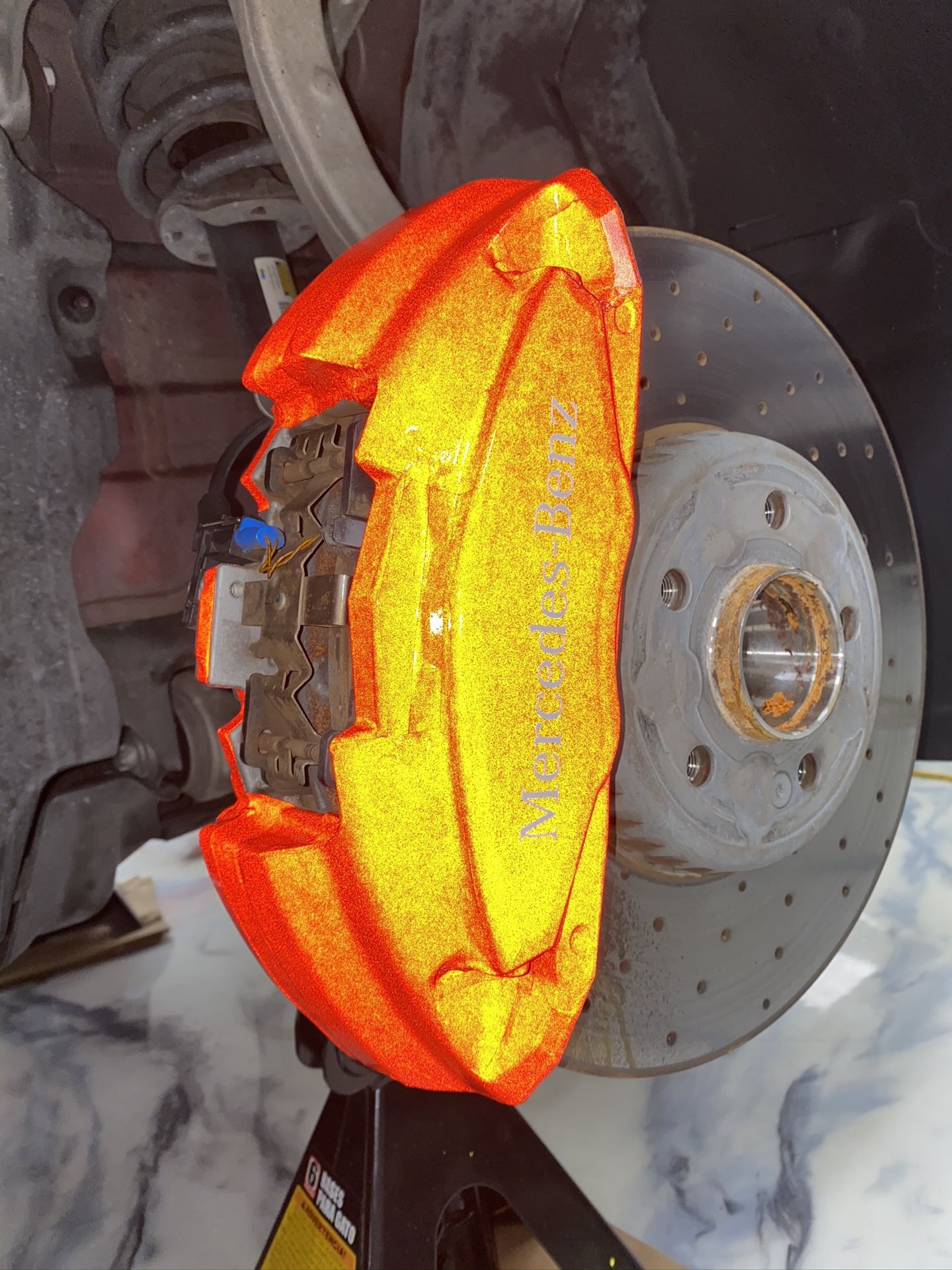 Reflective Caliper Wrap