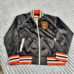 San Fran Francisco SF Giants Mitchell & Ness Cooperstown Collection Track Jacket men’s size XL 