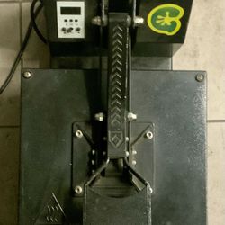 Gecko GK100 Heat Transfer Msolutions 1500 Watts Tshirt Press Maker Manual Clamshell Vinyl Garment Custom Apparel Small Business Hobby Portable Teams