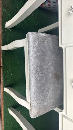 Vanity table with chair