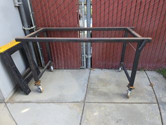 Heavy Duty Weld Table On Casters