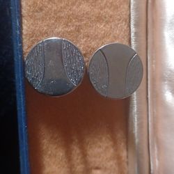 Mens Vintage Cufflinks Goldtone