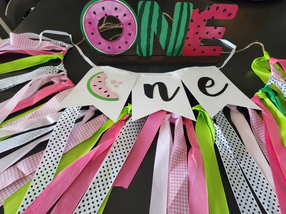 First Birthday Decoration Watermelon Theme