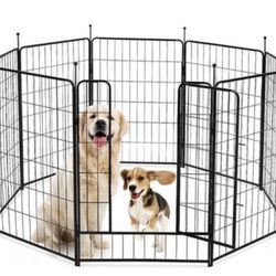 PawGiant Dog Fence, Playpen, Dog Pen for Indoor or Outdoor, Play Yard, Play Pen, Saftey Gate, Cage