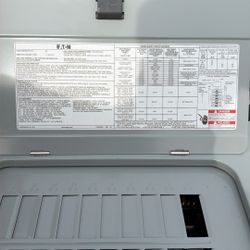125 AMP Eaton Subpanel. 