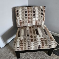 Multi Color Cushioned Chair $50