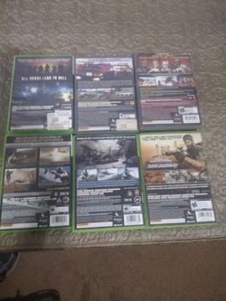 Xbox 360 video games.