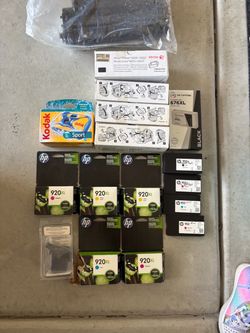Mixed Printer Ink & Toner Cartridge Lot