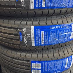 ST 205/75/15 Trailer Tires 8ply