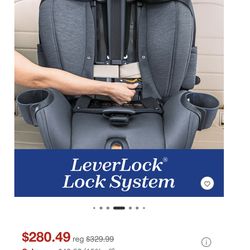 Chicco OneFit LX ClearTex All-in-One Convertible Car Seat - Smoke