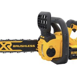 DEWALT 20V MAX 12in. Brushless Battery Powered Chainsaw, Tool Only