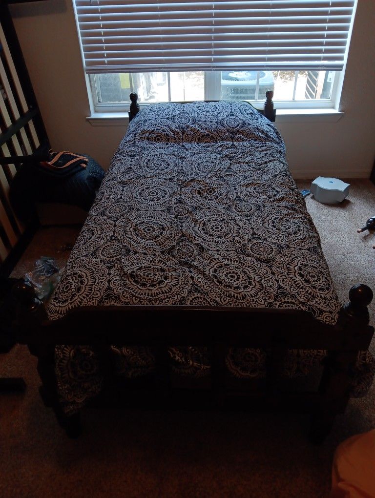 Twin Bed with Sleep Number Mattress
