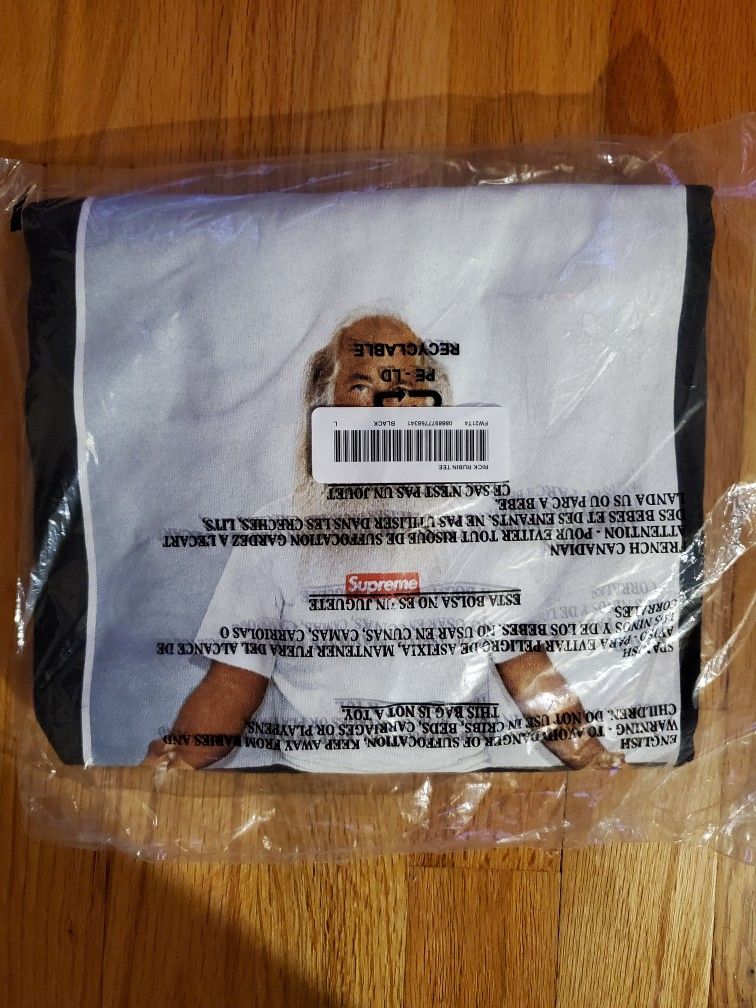 Men's Large Supreme Rick Rubin Tee Shirt Black FW21