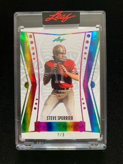 2026 Leaf Spectacular Steve Spurrier Rainbow Parallel, serial numbered 3/3.