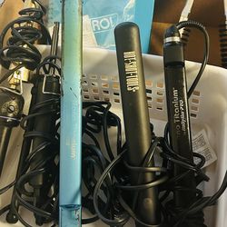 Professional Electric Curling/Flat Irons 5 In Total