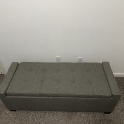 Grey Ottoman