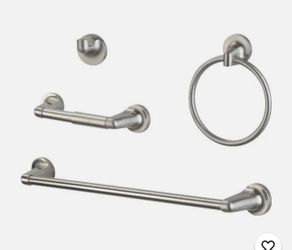 4-Piece chrome Bathroom Hardware Set