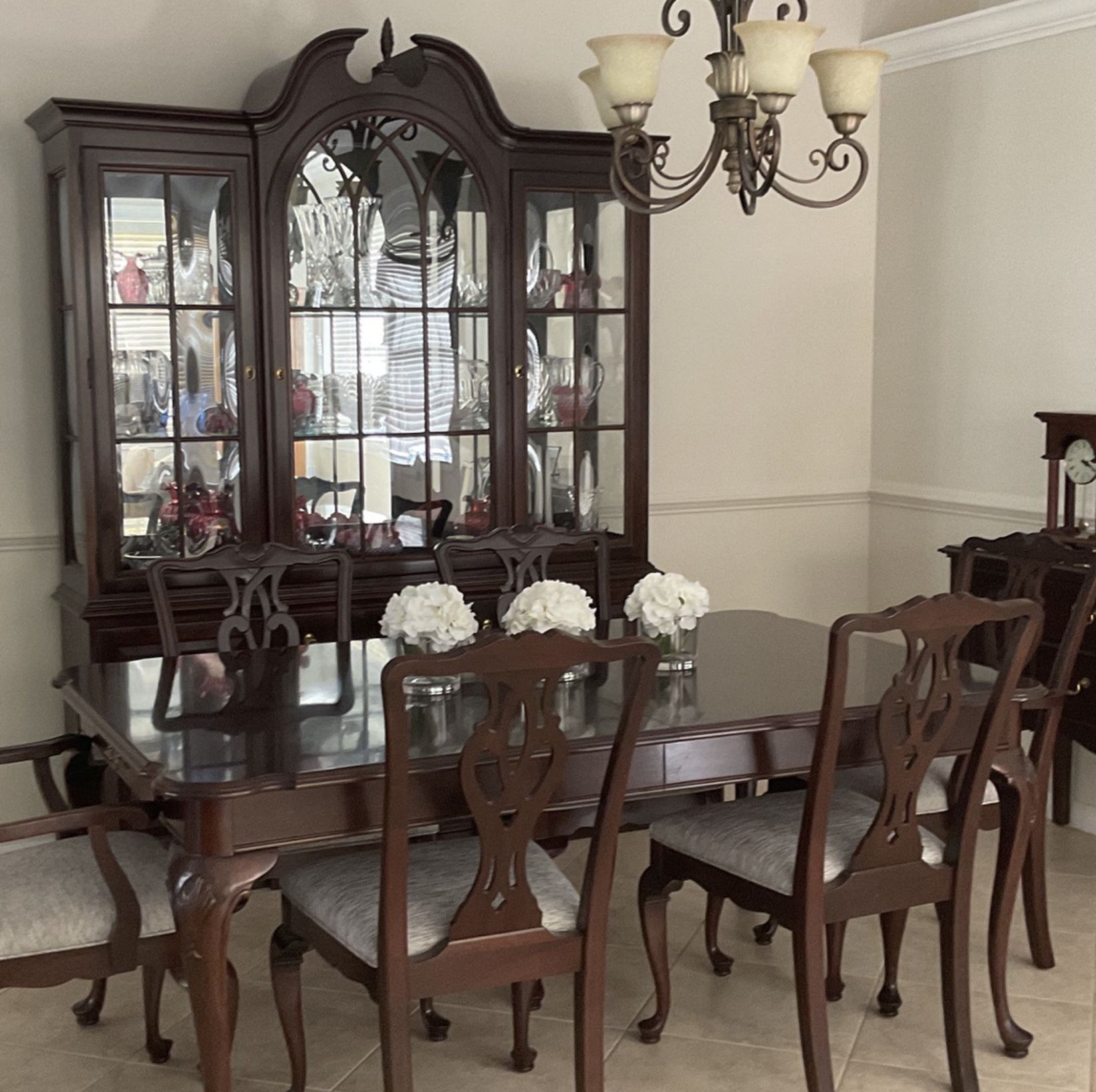 9piece Cherry Dining Room Set for Sale in Wellington, FL OfferUp