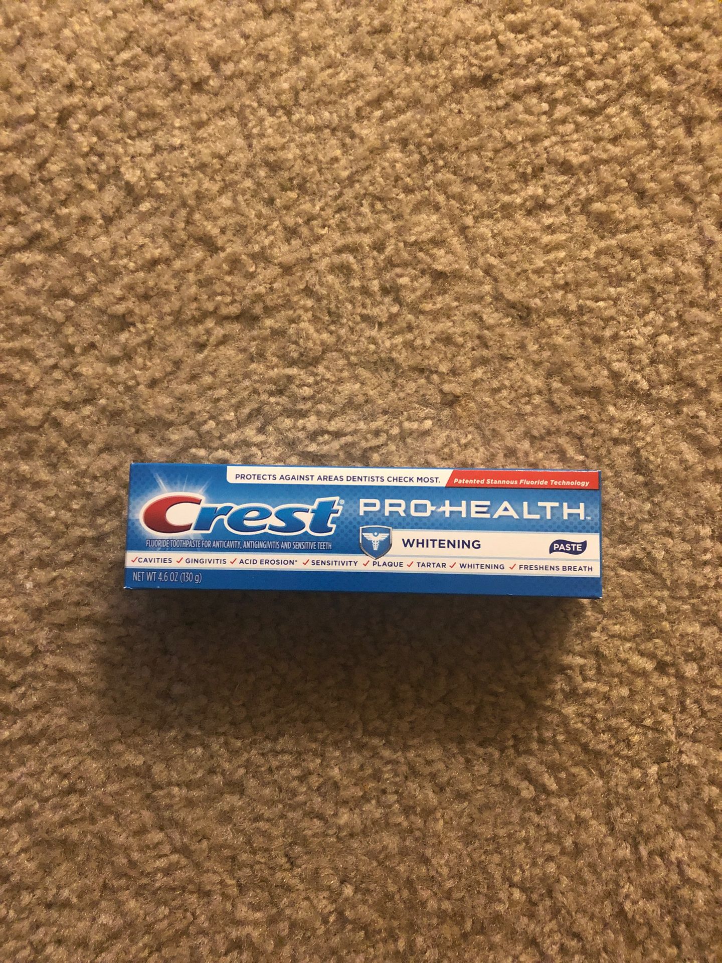 Crest Pro Health Whitening Toothpaste 4.6 oz.