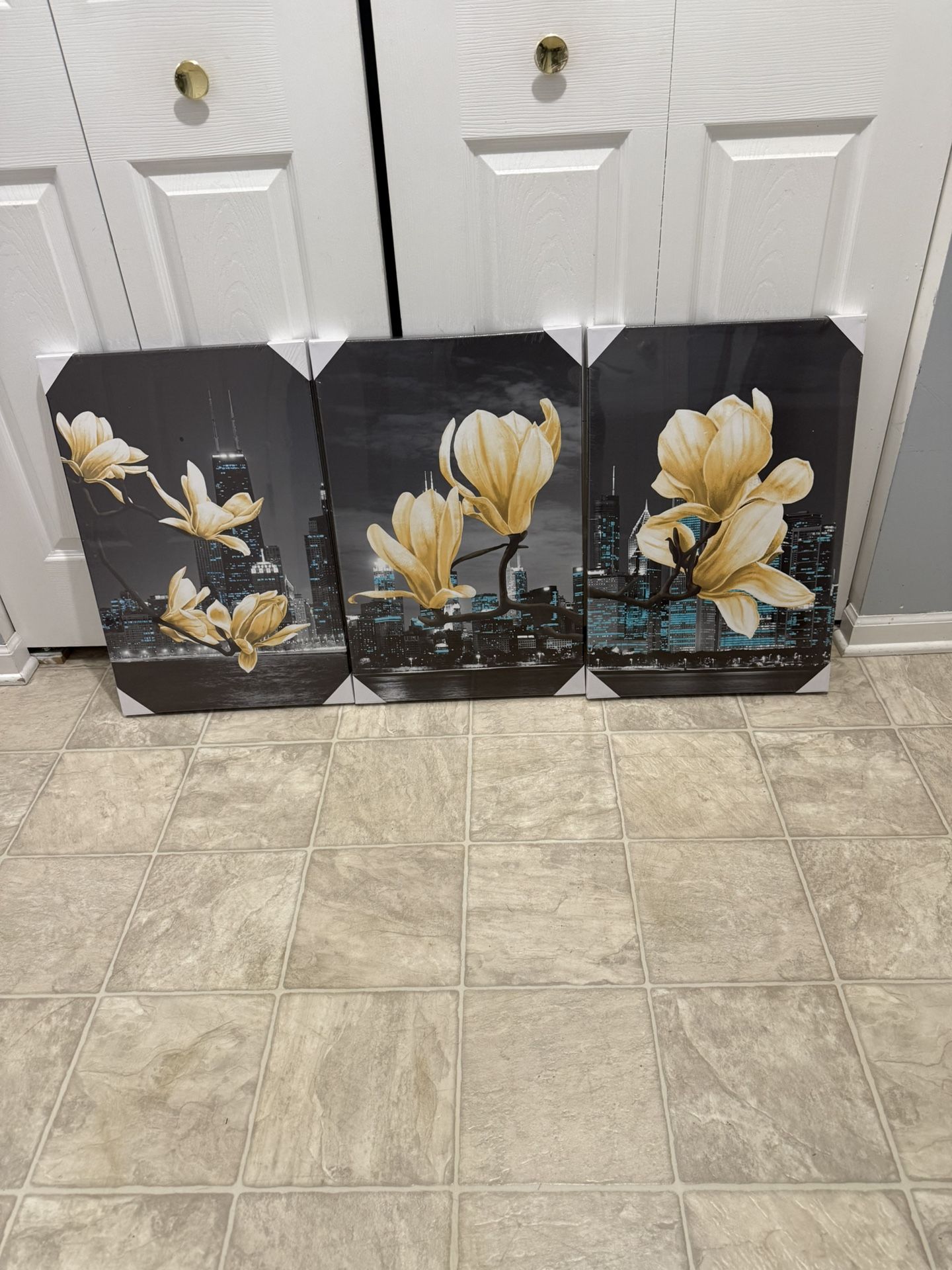 Beautiful Brand New 16 By 24 Inch Canvas Wall Art. (MUST SELL TODAY)