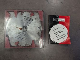 Craftsman Kromedge 6in Groover and Dado Cutters Set 9-3249 5/8 Arbor