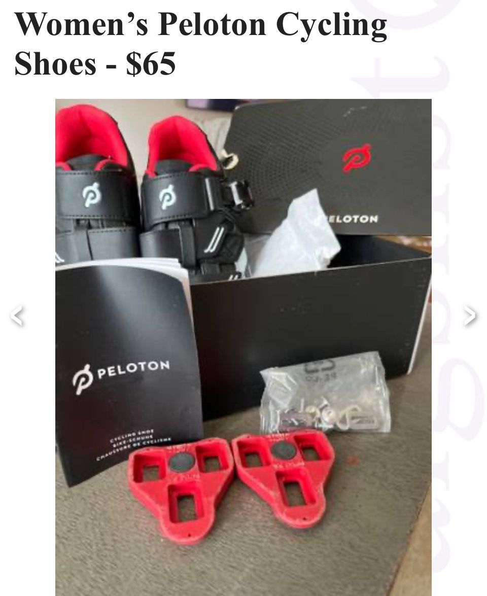 Women’s Peleton Cycling Shoes