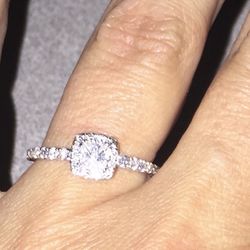 White Gold Diamond Ring