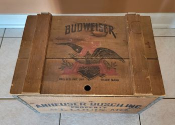 Anheuser-Busch Wood Crate