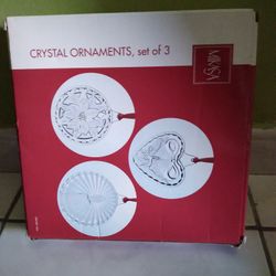 Crystals Ornament, Set Of 3