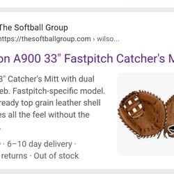 Catchers Glove 