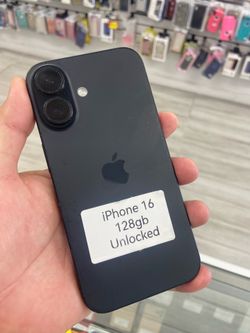 iPhone 16 (black only). Cash or $50 down w approval