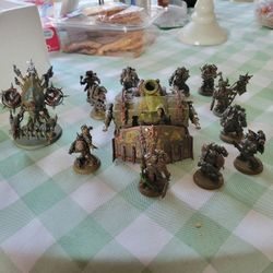 Warhammer Deathguard Army With Spare Parts