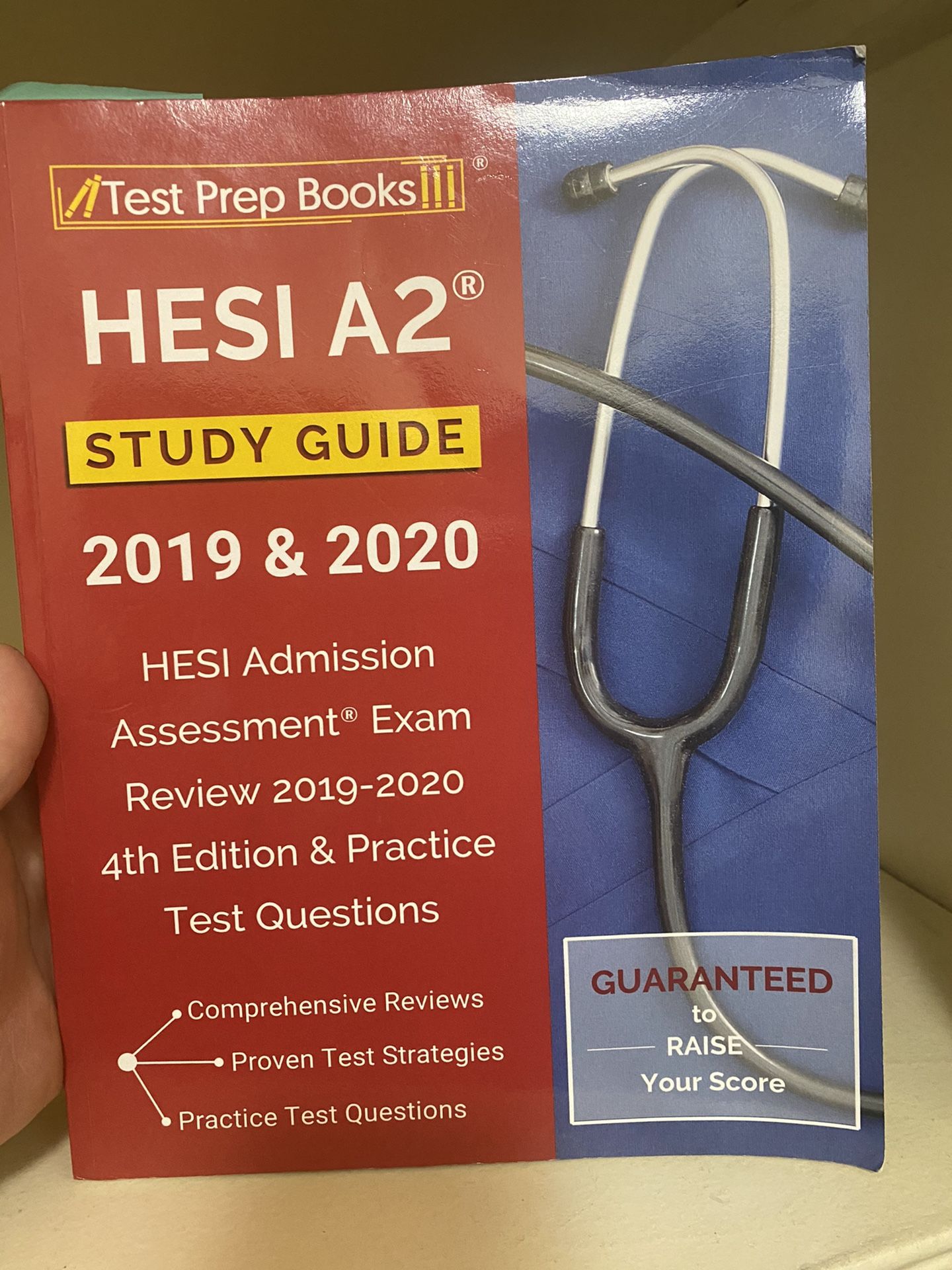 Hesi A2 prep book