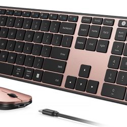 Wireless Bluetooth Keyboard And Mouse Combo New