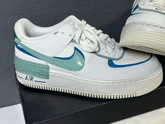 Nike Air Force 1 Shadow "Summit White / Mineral Teal / Industrial Blue"