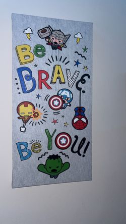 Kids Superhero Canvas