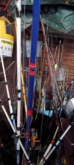 Fishing poles and reels