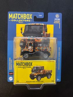 Matchbox Collectors Series 2024 #14 Mercedes-Benz Unimog U300 Brown Camo
