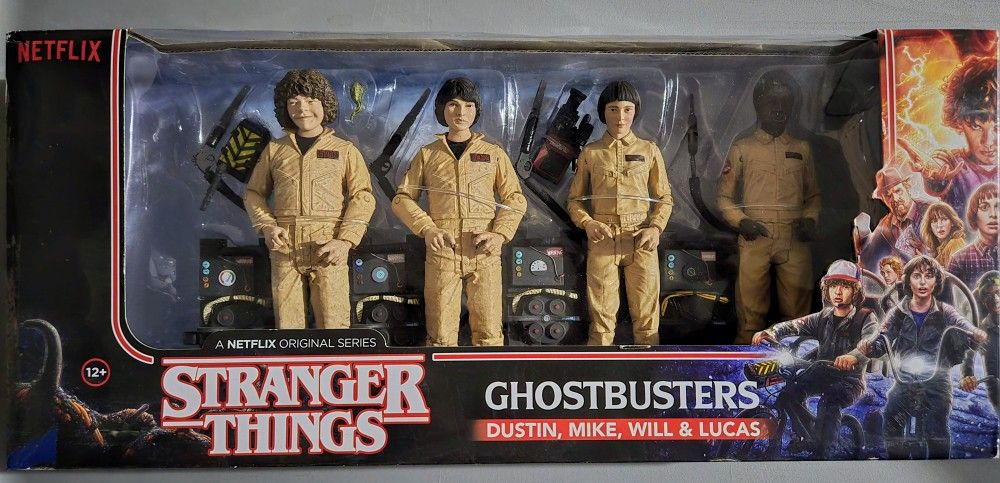 Stranger Things Ghostbusters 4体セットフィギュア Pre-Order the Stranger Things Ghostbusters 4-Pack!