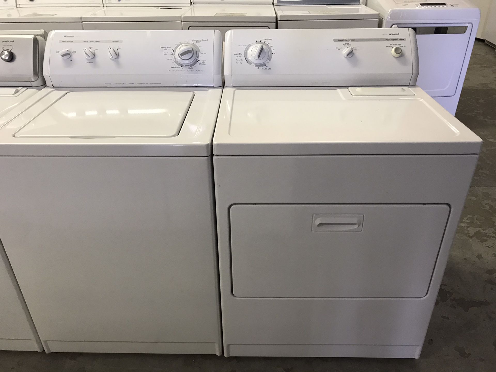 Kenmore 70 Series Matching Washer & Dryer