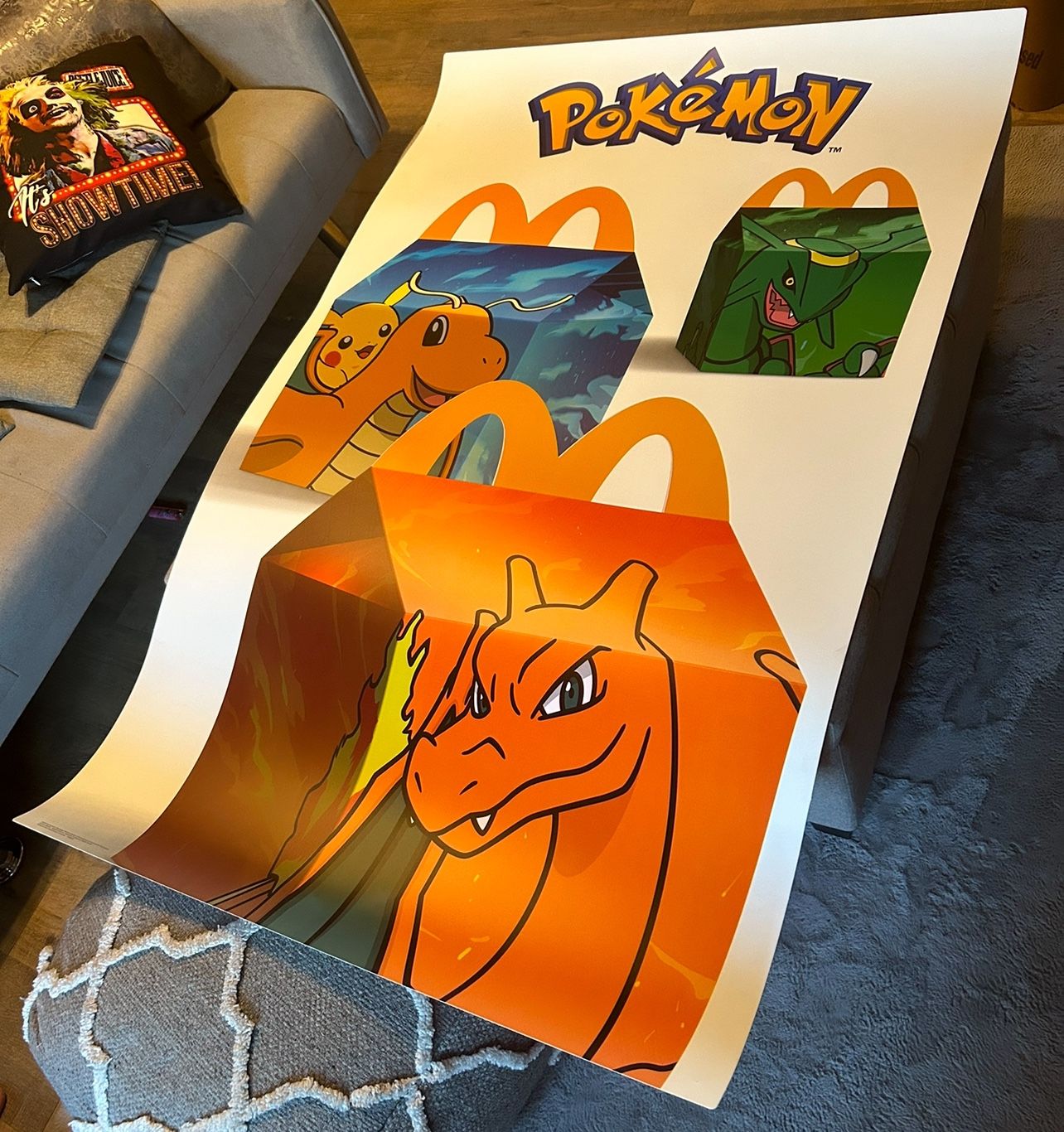 Pokemon And Sonic Big Posters From Mcds 